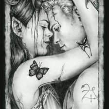 Схема вышивки «Парочка эльфов»