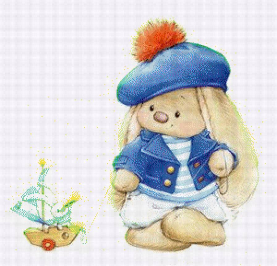 зайка Ми с корабликом - зайка, ми - предпросмотр