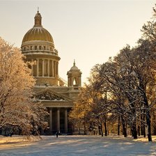 Схема вышивки «Зимний Петербург»