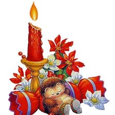 Схема вышивки «Ёжик»