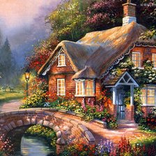 Схема вышивки «Дом»