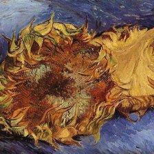 Схема вышивки «два подсолнуха»