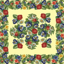 Схема вышивки «ковер»