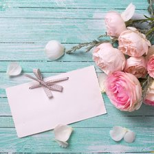 Схема вышивки «Розы с письмом»