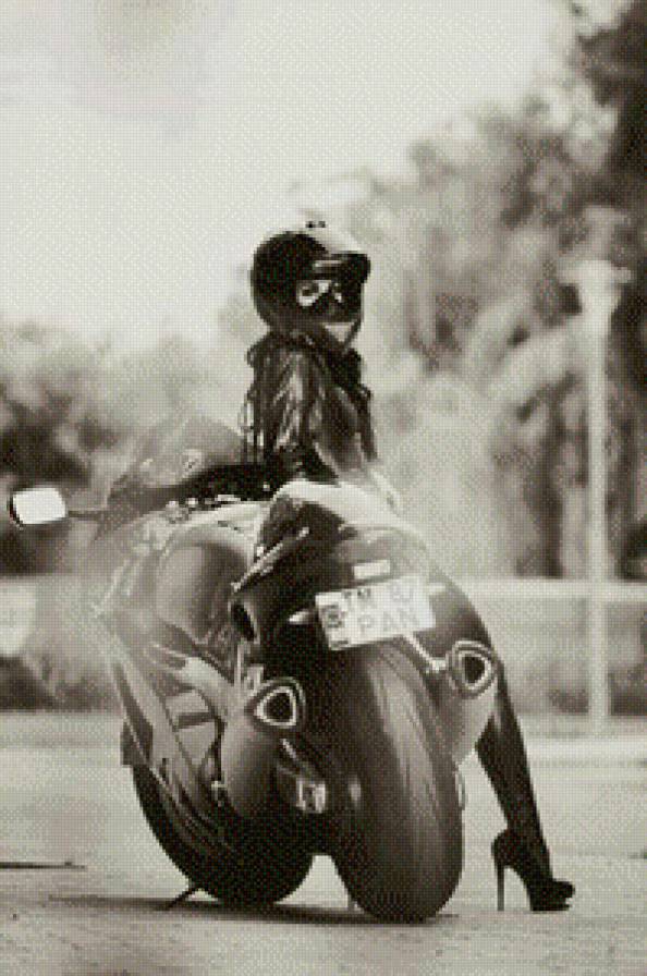 №1068397 - мотоцикл, девушка - предпросмотр