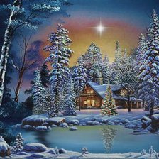 домик ночью 5