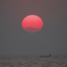 Розовый закат