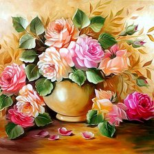 Схема вышивки «розы»