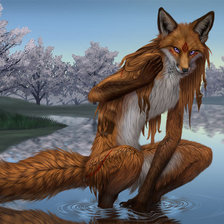 Схема вышивки «Лиса»