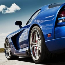 Схема вышивки «dodge viper»