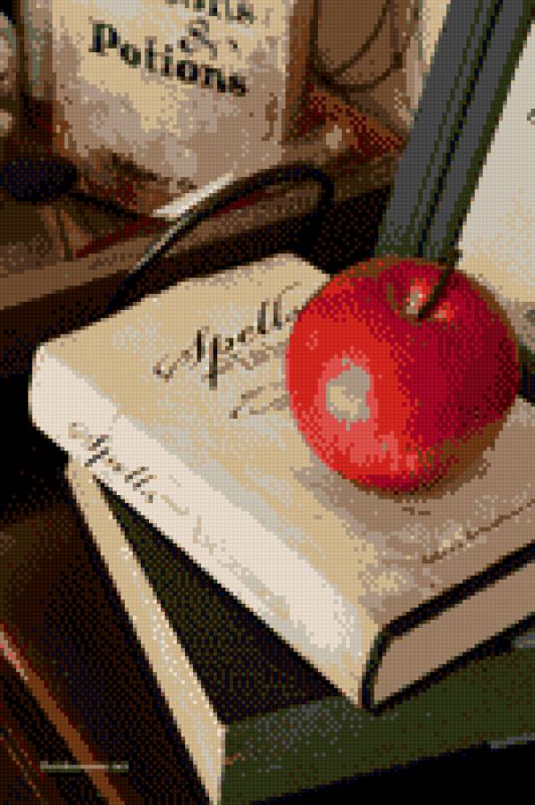 Яблоко - книги, осень, яблоко - предпросмотр