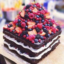 Схема вышивки «Ягодный пирог»