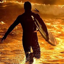 Схема вышивки «Серфер»