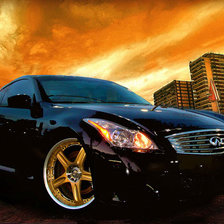 Схема вышивки «Красивый автомобиль.»