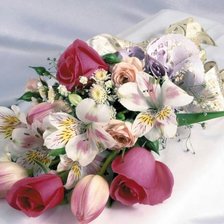 Букет в подарок.