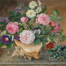 Схема вышивки «цветы»