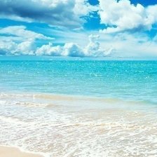 Схема вышивки «море»