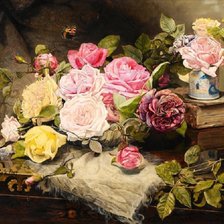 Схема вышивки «цветы»