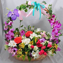 Корзина цветов.