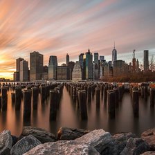 Схема вышивки «Нью-Йорк»