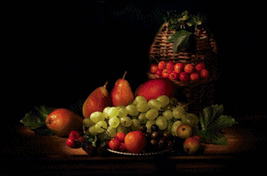 Натюрморт с фруктами - предпросмотр