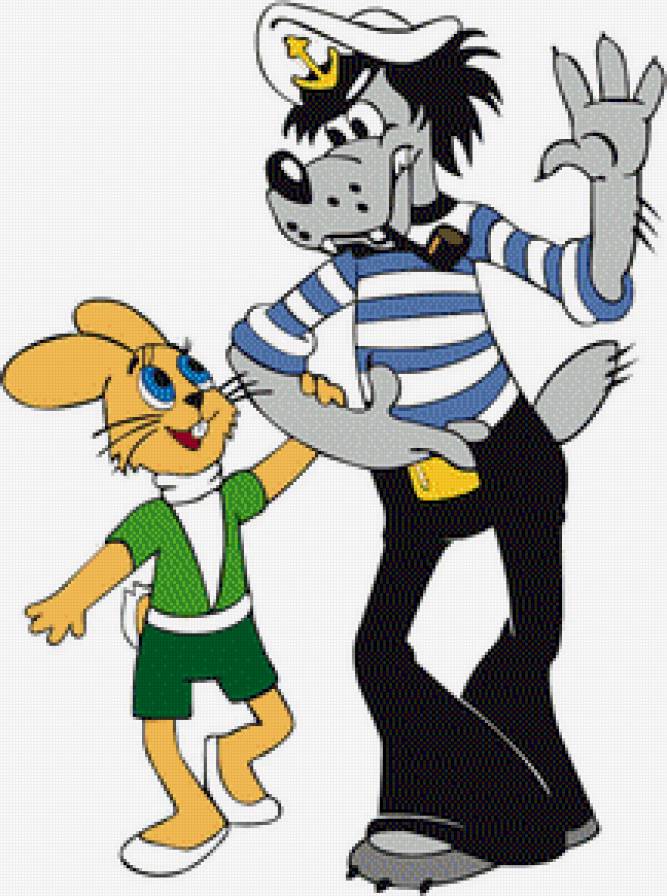 Заяц и волк - заяц, волк, мультфильм, ну, погоди - предпросмотр