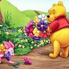 Схема вышивки «Винни Пух»