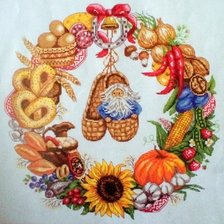 Схема вышивки «венок изобилия»