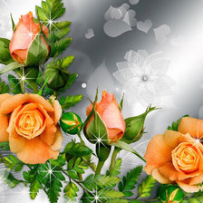 Схема вышивки «Цветы»