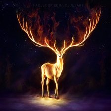 Олень огонь
