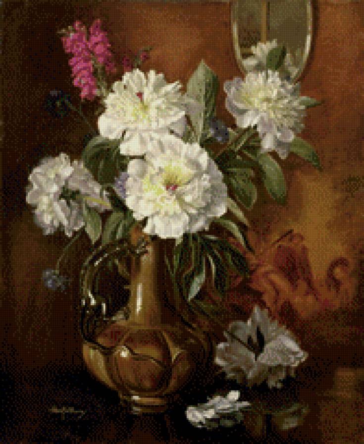 Альберт Вильямс 10 - натюрморт, живопись, красота, цветы, картина - предпросмотр