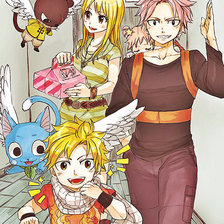 Схема вышивки «Нацу и Люси»