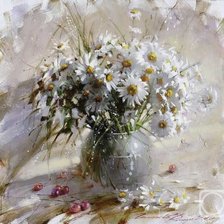 Схема вышивки «Ромашки»