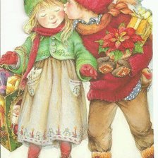 Схема вышивки «bimbi a natale»