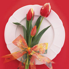 Схема вышивки «Тюльпаны»