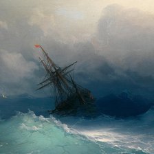 Схема вышивки «Буря_2»