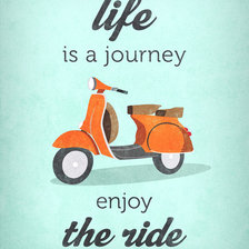 Схема вышивки «Enjoy the ride»