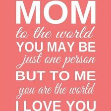 Схема вышивки «MOm»