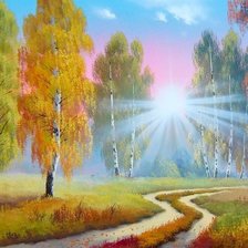 Схема вышивки «осень»