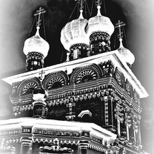 Схема вышивки «Ныроб церковь»