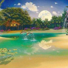 Схема вышивки «Сказочный пляж»