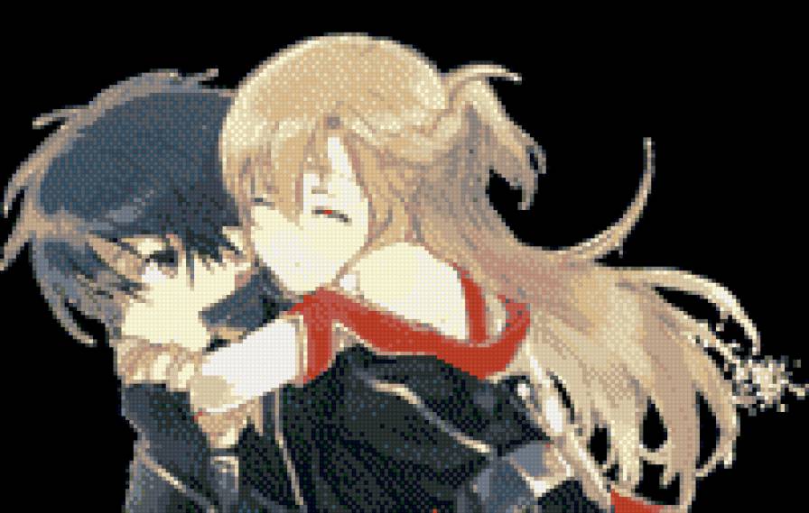 Asuna and Kirito - sao - предпросмотр