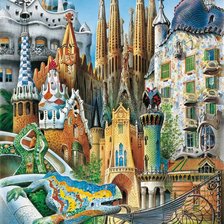 Схема вышивки «gaudi»