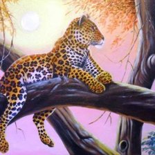 Схема вышивки «Гепард»