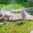 Предпросмотр схемы вышивки «Деревенский дворик» (№1073640)