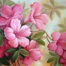 Схема вышивки «цветы»