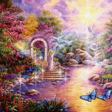 Схема вышивки «Сказочный парк»