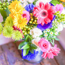 Схема вышивки «букет цветов»