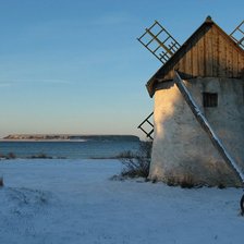 Схема вышивки «Старая мельница»