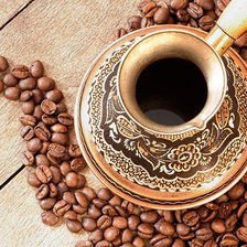 Схема вышивки «Кофе»